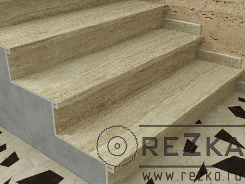 Ступень из керамогранита Epos Sand 1200х330 мм (120х33 см)