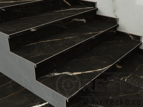 Ступень из керамогранита Мараканда 1200х320 мм (120х32 см) матовая (carving)