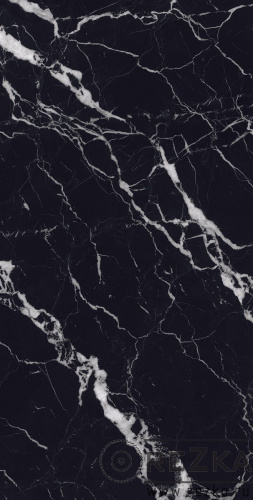 Керамогранит Nero Marquina 1200х600 мм (120х60 см) полированный